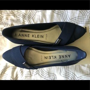 Anne Klein Navy Blue Flats